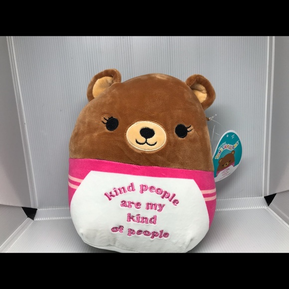 NWT Hilary the Bear 8in Squishmallow Series 42 "Kind People Are My Kind..." - Picture 2 of 5